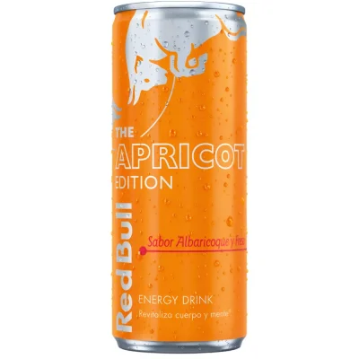 Redbull albaricoque y fresa 25cl