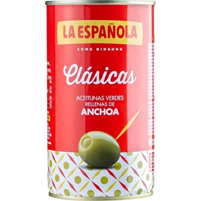Aceitunas Rellenas de Anchoa Española