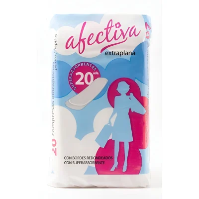 Compresas Extraplana Afectiva 20 unidades