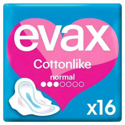 Evax cottonlike normal alas 16 unidades