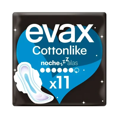 Evax Cottonlike Noche zzz Alas 11unidades