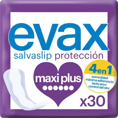 Evax Salvaslip Maxi Plus 4 en 1 30 unidades