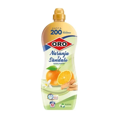 Suavizante oro naranja y sándalo 62 lavados