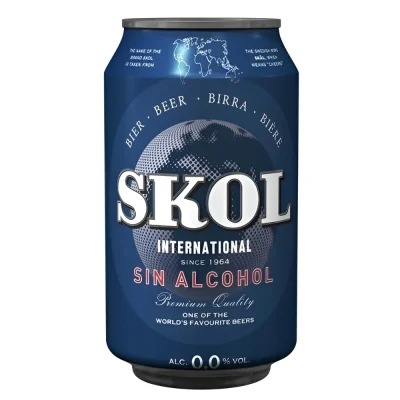Cerveza Skol Sin Alcohol 33cl