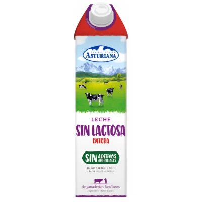 Leche Asturiana Entera Sin Lactosa