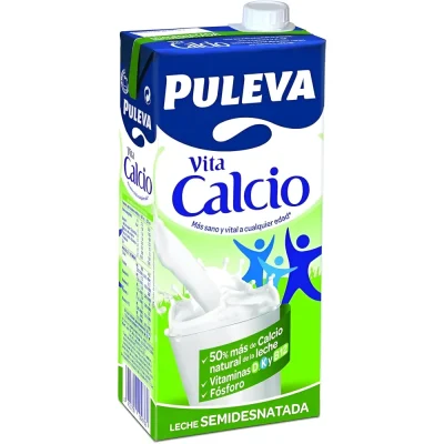 Leche Puleva Semidesnatada Calcio 1L