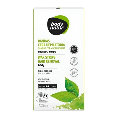 Bandas Depilatorias Body Natur 16u