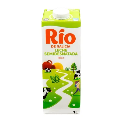 Leche Río de Galicia Semidesnatada 1L