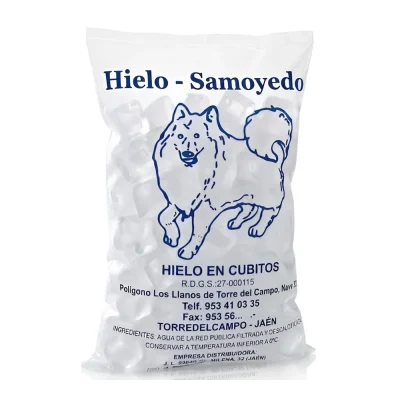 Bolsas de Hielo en Cubitos Samoyedo