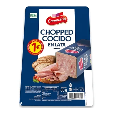 Chopped Cocido en Lata Campofrío 80g