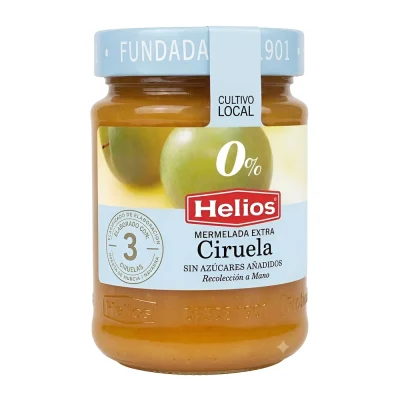 Mermelada Ciruela 0% Sin Azúcares Añadidos Helios