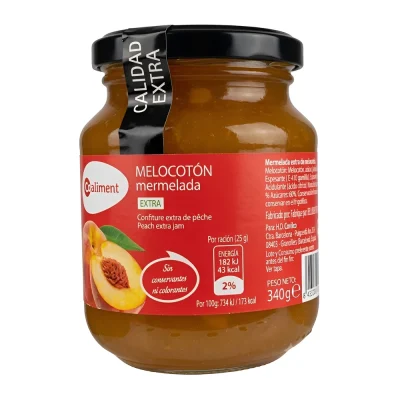Mermelada de Melocotón Extra Coaliment 340g