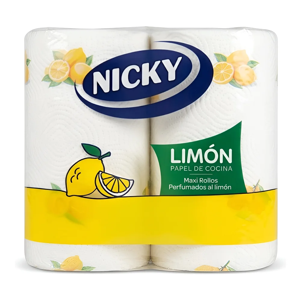 Papel de Cocina Nicky Limón 2 Rollos