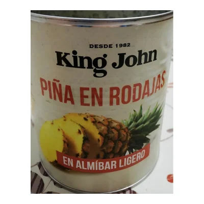 Piña en Rodaja King John
