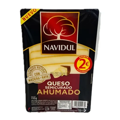Queso Semicurado Ahumado Navidul 100g