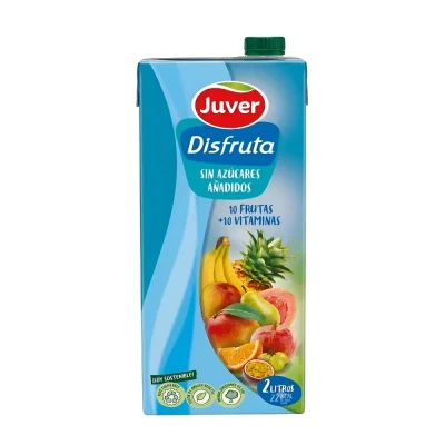 Zumo 10 Frutas y 10 Vitaminas Juver Disfruta 2L