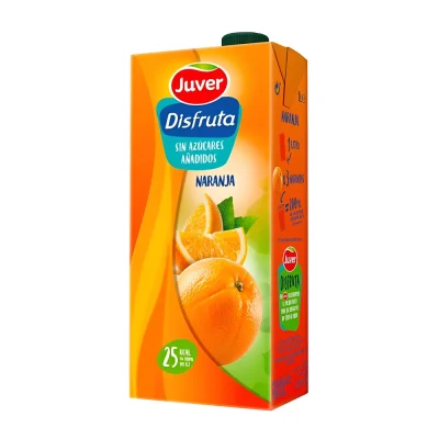 Zumo Naranjas Exprimidas Juver Disfruta 1L