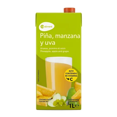 Zumo Piña Manzana y Uva Coaliment 1L