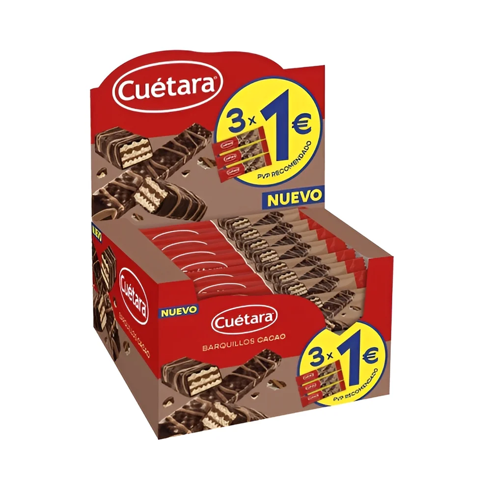 Barquillos Cacao Cuétara 3x1