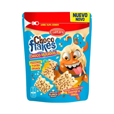 Choco Flakes Choco Muerdos Chocolate Blanco Cuétara