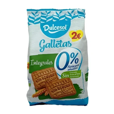 Galletas Integrales 0% Azúcares Dulcesol