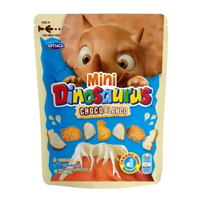 Mini Dinosaurus Choco Blanco Artiach