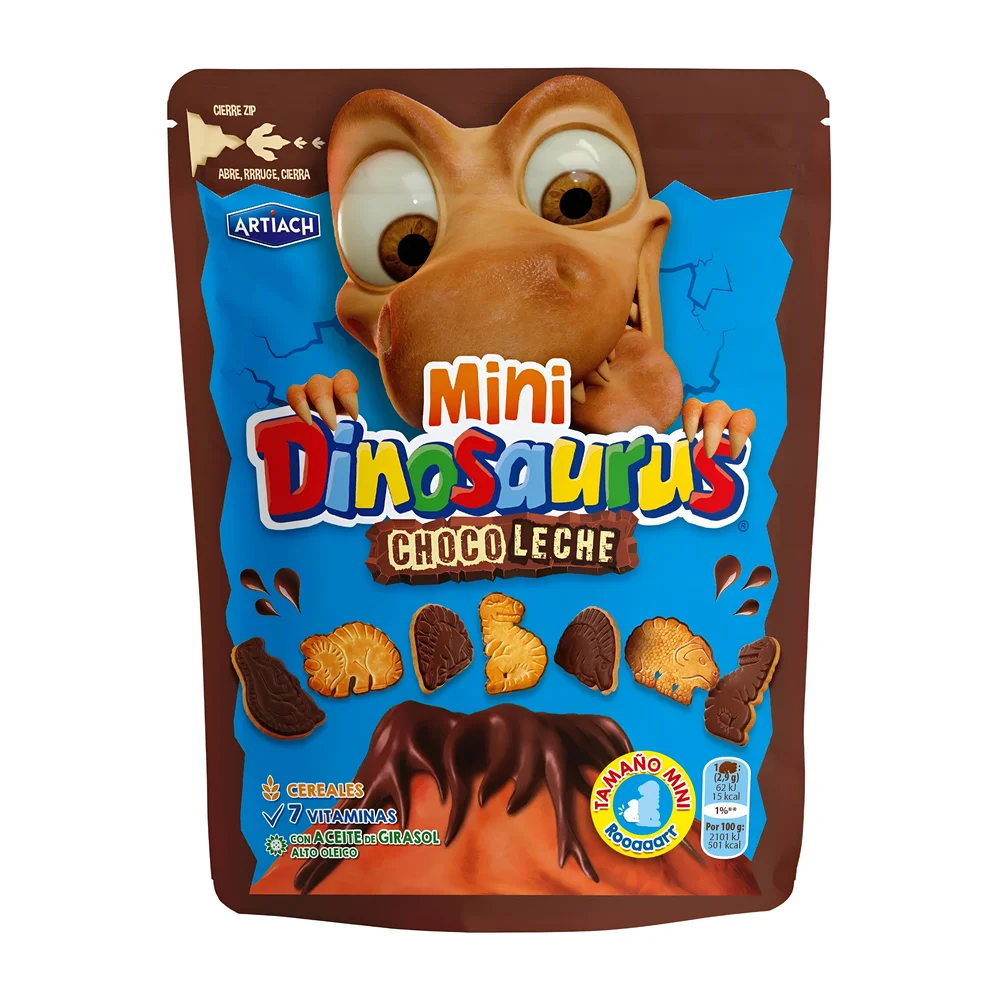 Mini Dinosaurus Choco Leche Artiach